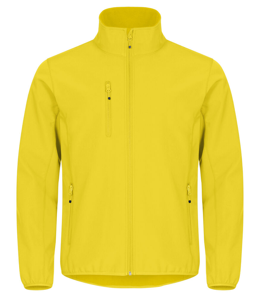 Clique Classic Softshell Jacket Heren lemon