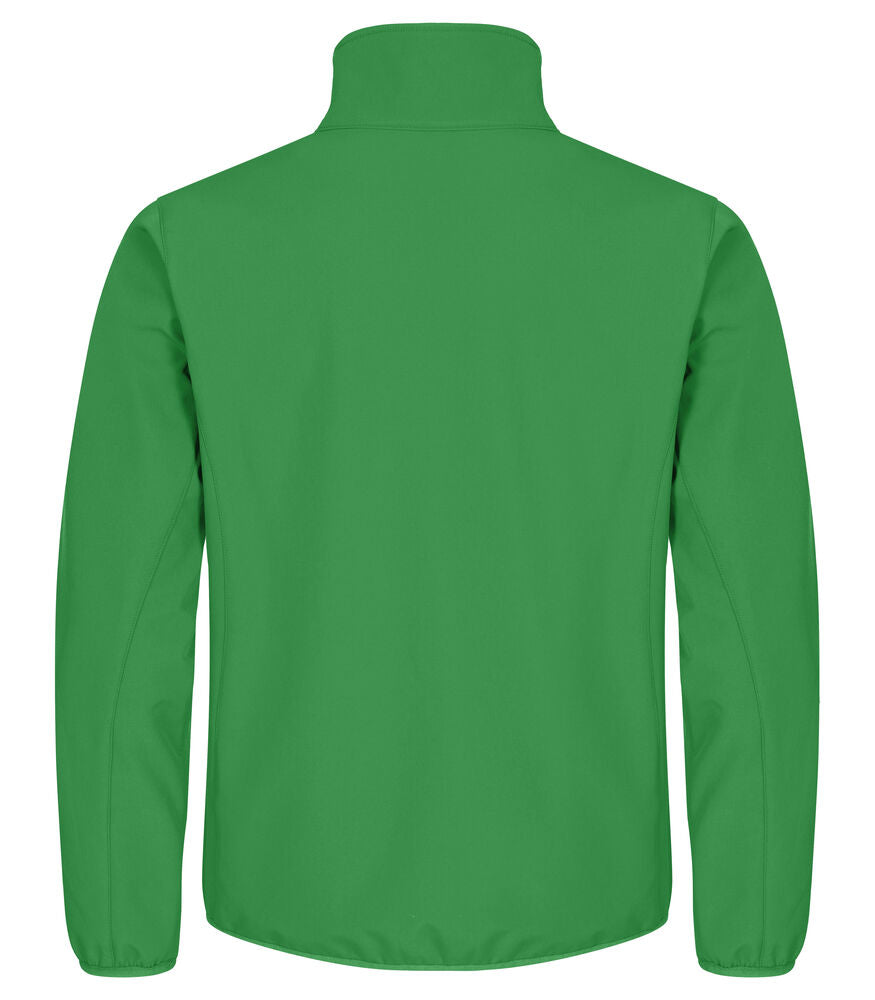 Clique Classic Softshell Jacket Heren appelgroen achterkant