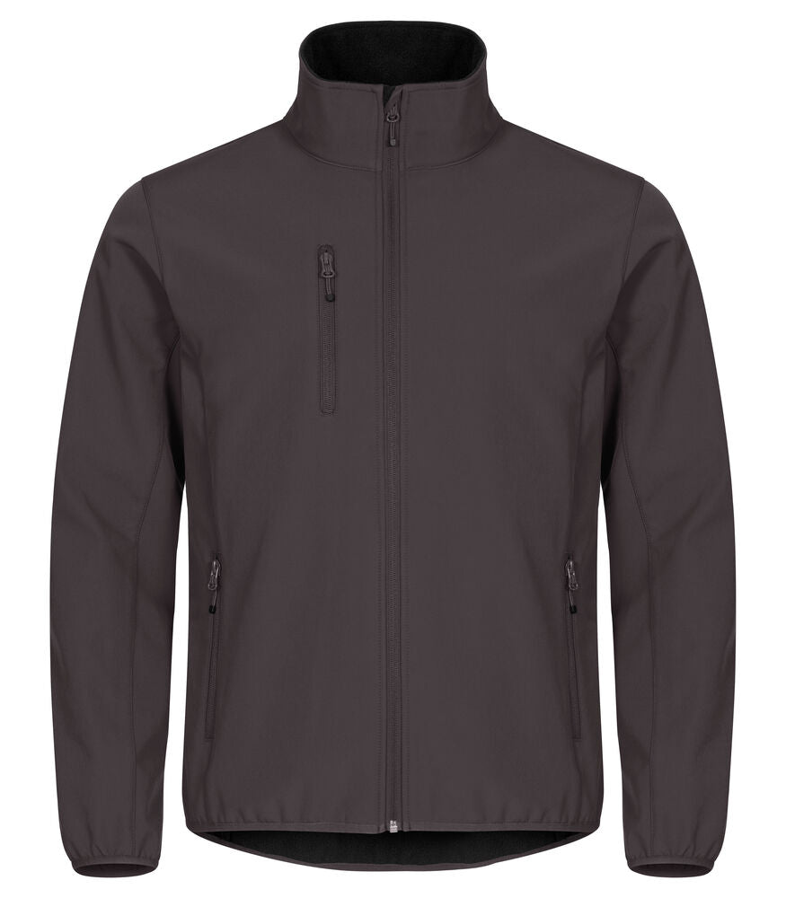 Clique Classic Softshell Jacket Heren donkergrijs