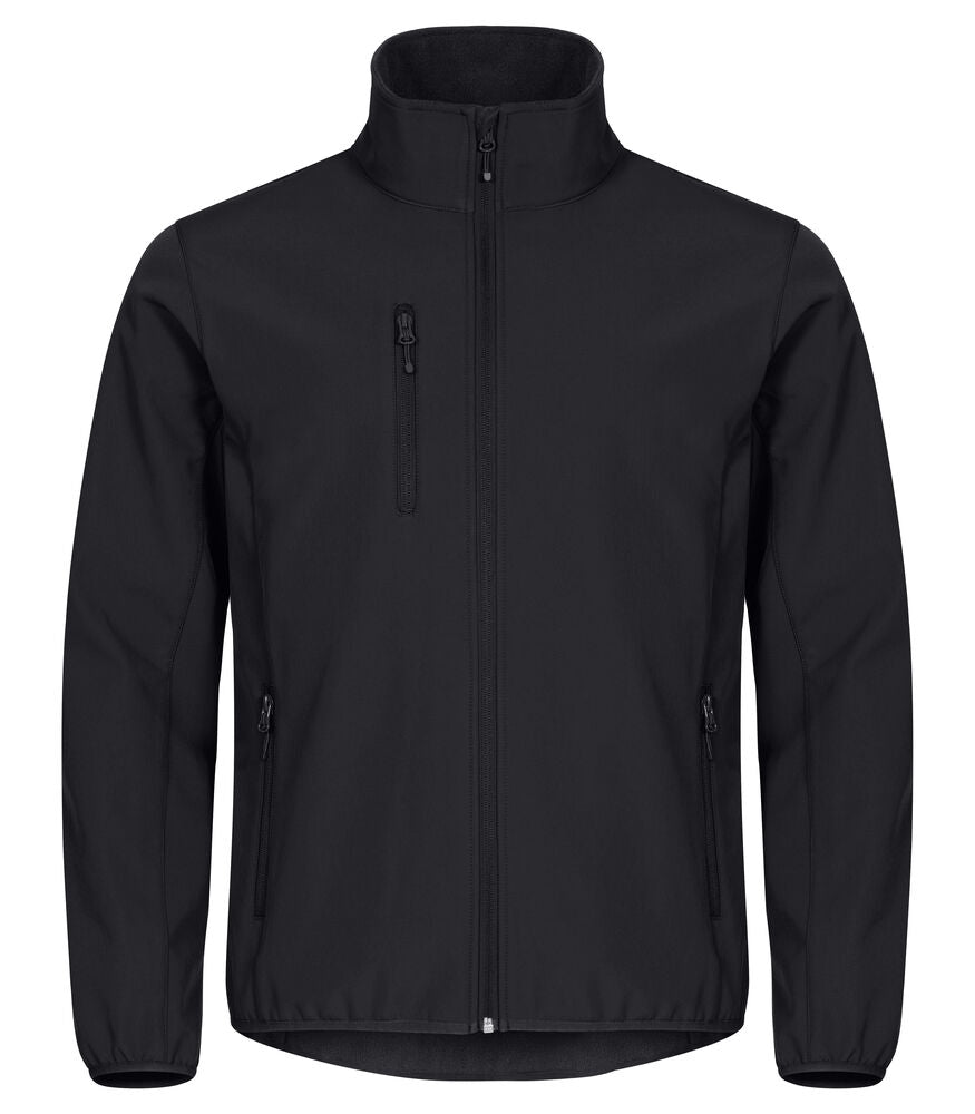 Clique Classic Softshell Jacket Heren zwart