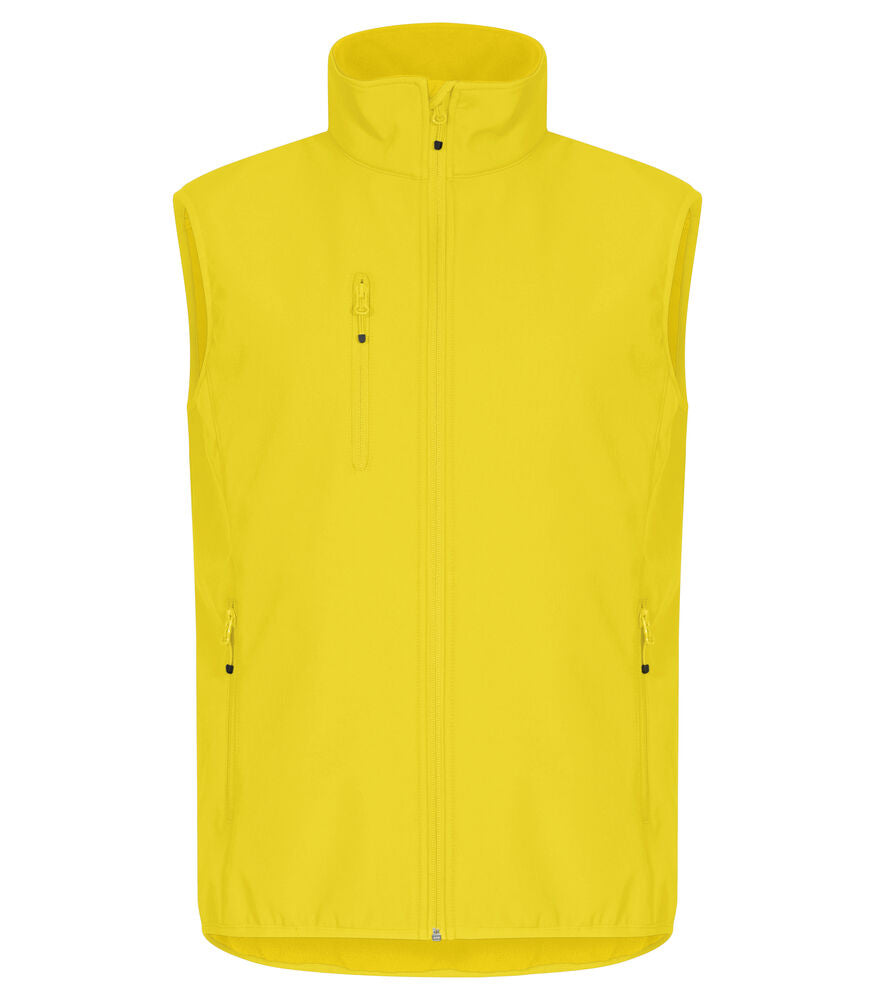 Clique Classic Softshell Vest Heren lemon