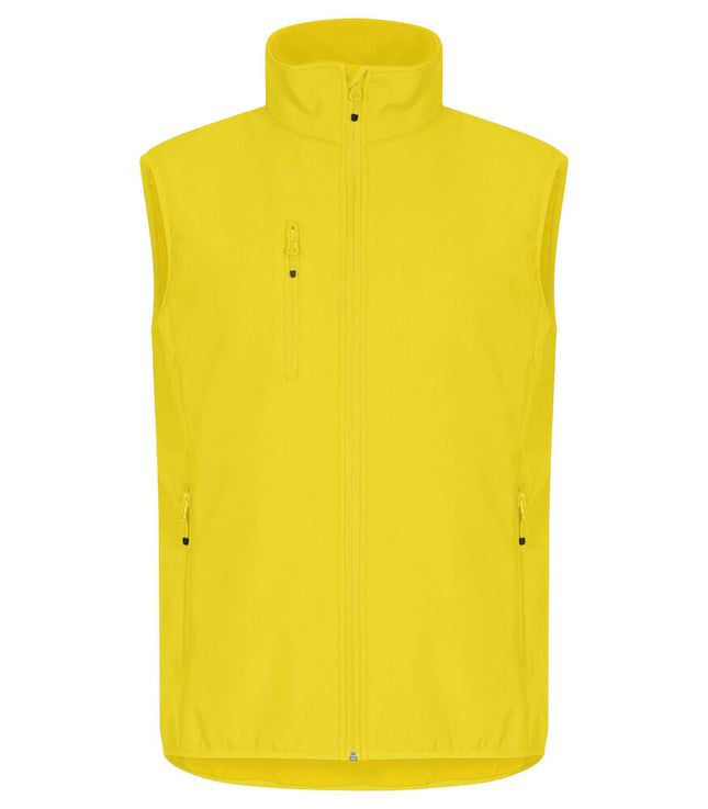 Clique Classic Softshell Vest Heren lemon