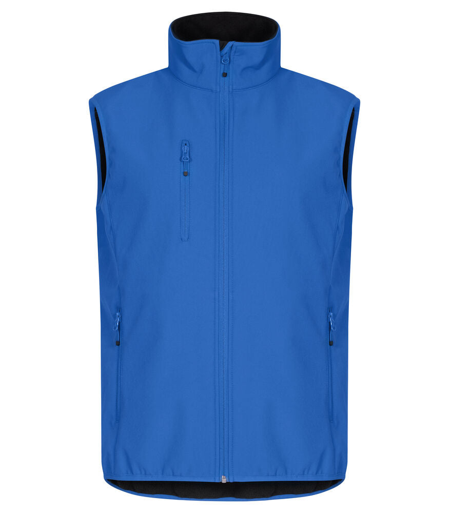 Clique Classic Softshell Vest Heren kobalt