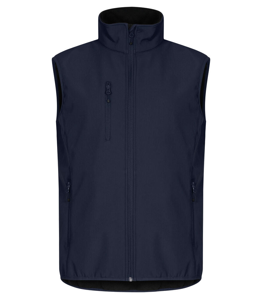 Clique Classic Softshell Vest Heren dark navy