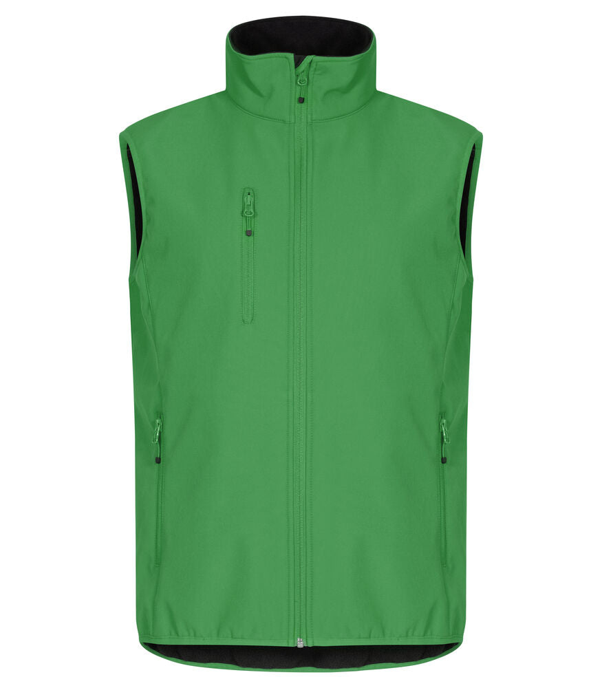 Clique Classic Softshell Vest Heren appelgroen
