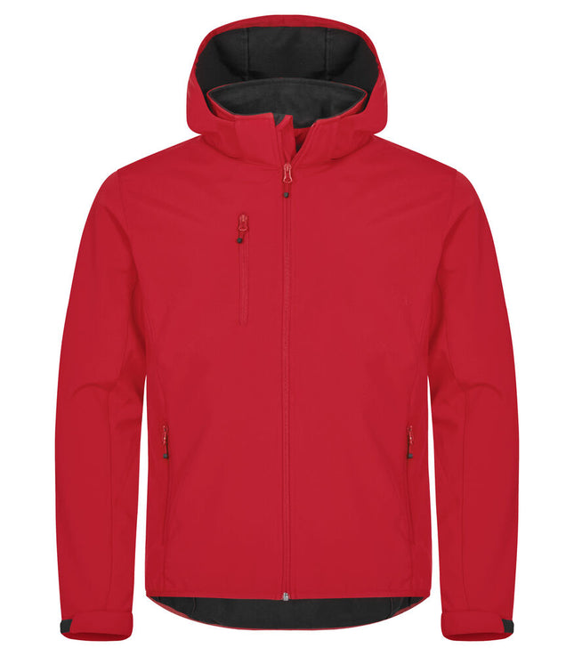 Clique Classic Softshell Hoody Jacket Heren rood
