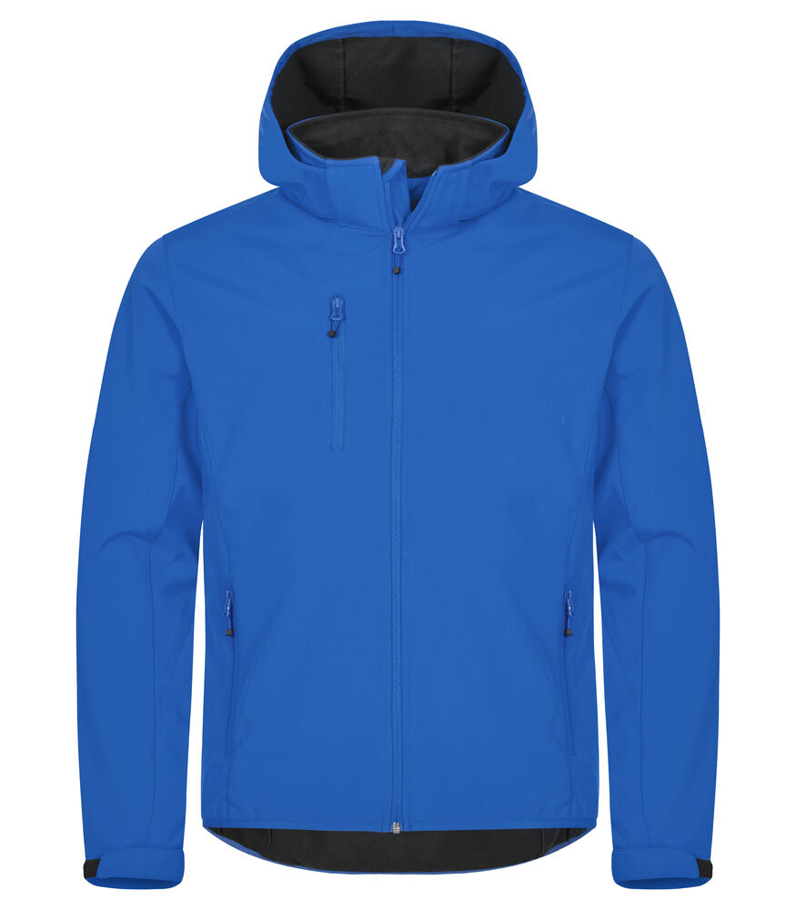 Clique Classic Softshell Hoody Jacket Heren kobalt
