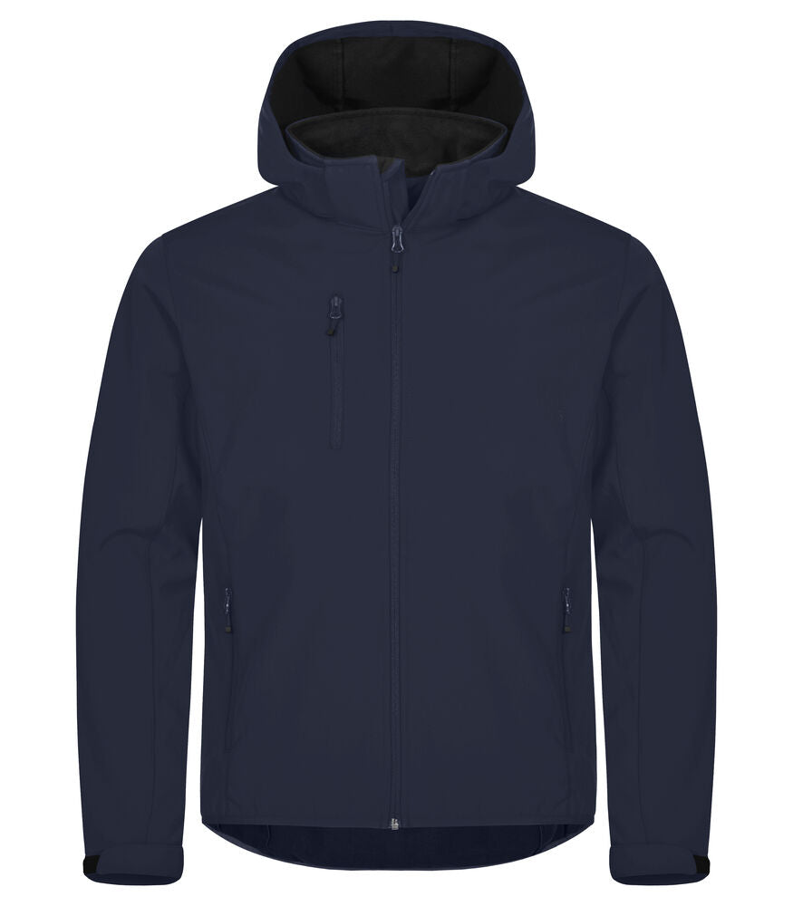 Clique Classic Softshell Hoody Jacket Heren dark navy
