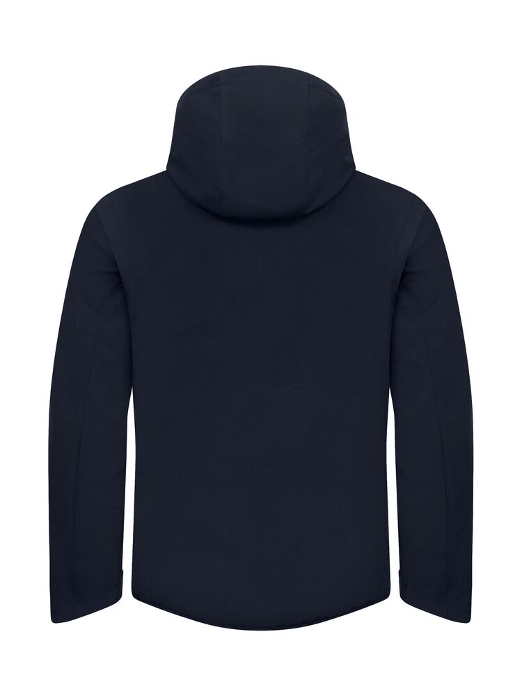 Clique Classic softshell 2 in 1 dark navy achterkant