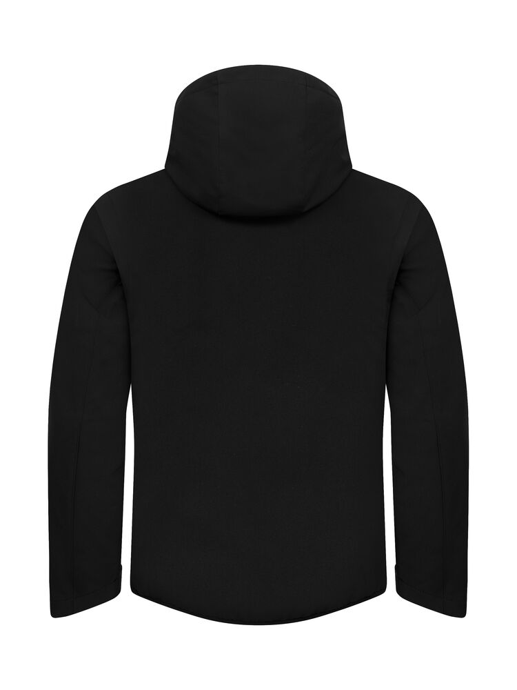 Clique Classic softshell 2 in 1 zwart achterkant