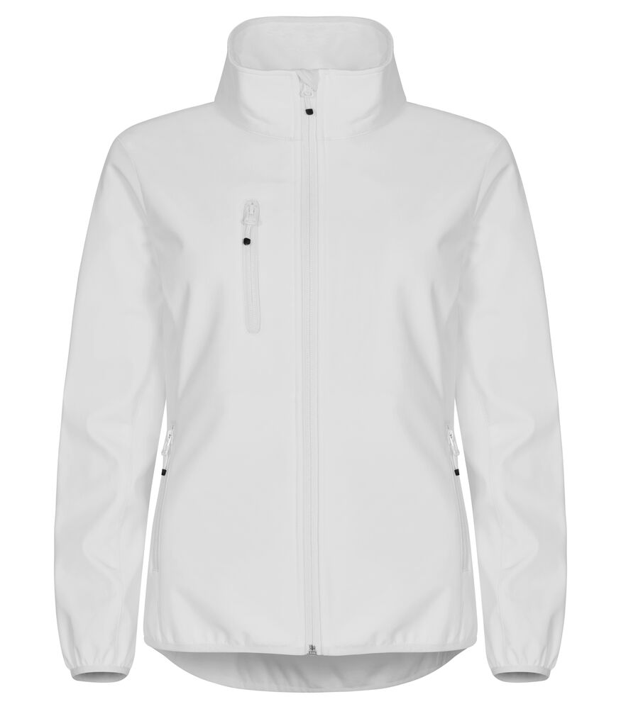 Clique Classic Softshell Jacket Dames wit