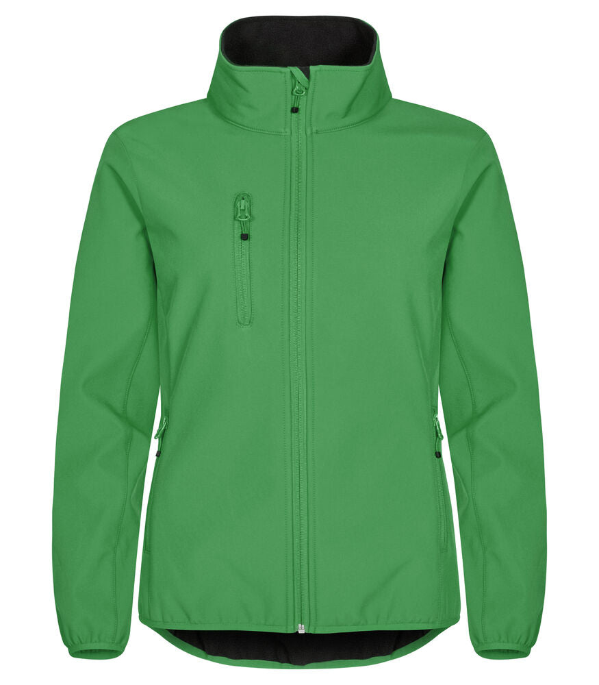 Clique Classic Softshell Jacket Dames appelgroen