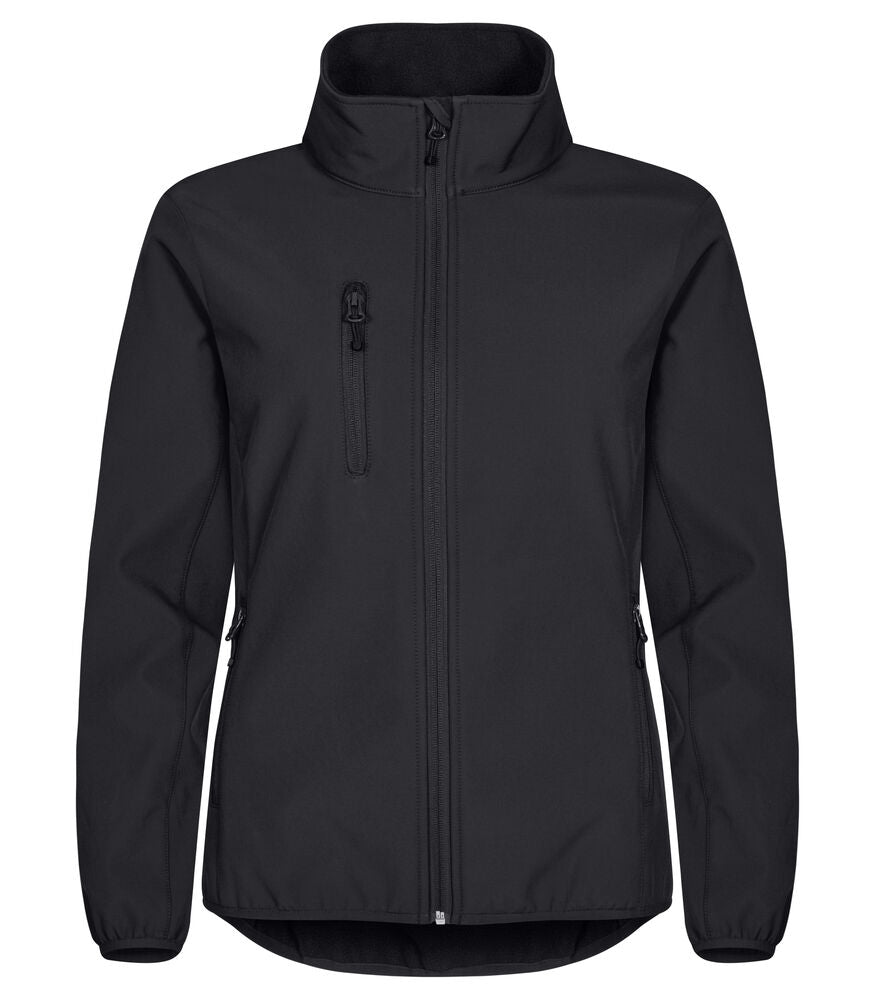 Clique Classic Softshell Jacket Dames zwart