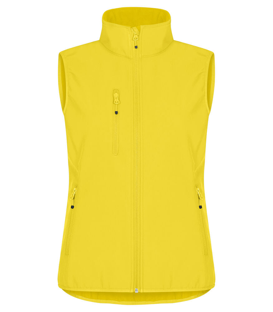 Clique Classic Softshell Vest Dames lemon