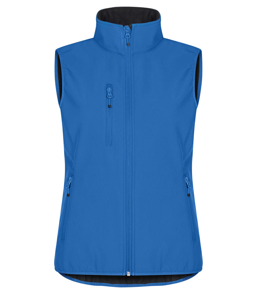 Clique Classic Softshell Vest Dames kobalt