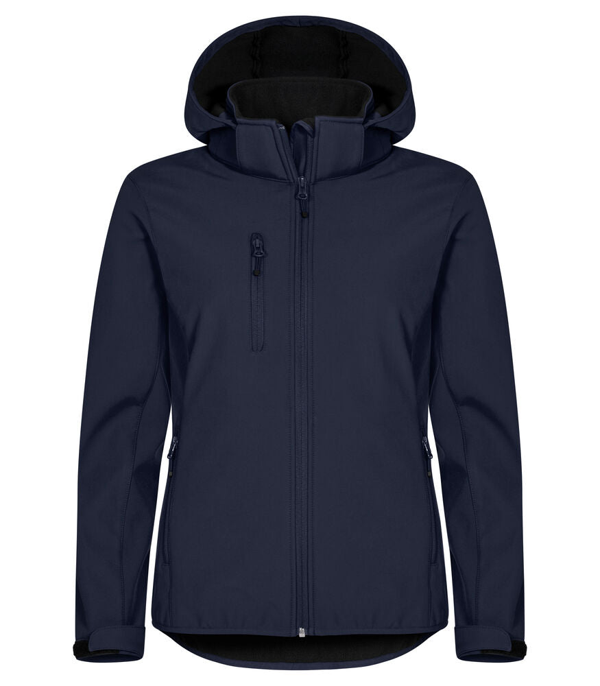 Clique Classic Softshell Hoody Jacket Dames dark navy
