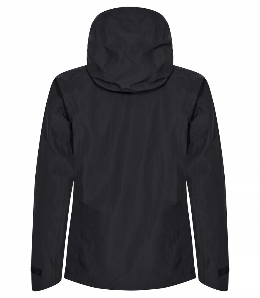 Clique Classic Shell Jacket Dames zwart achterkant