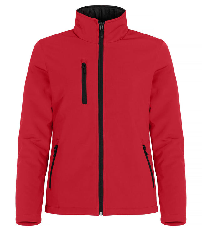 Clique Padded Softshell Jacket Dames rood