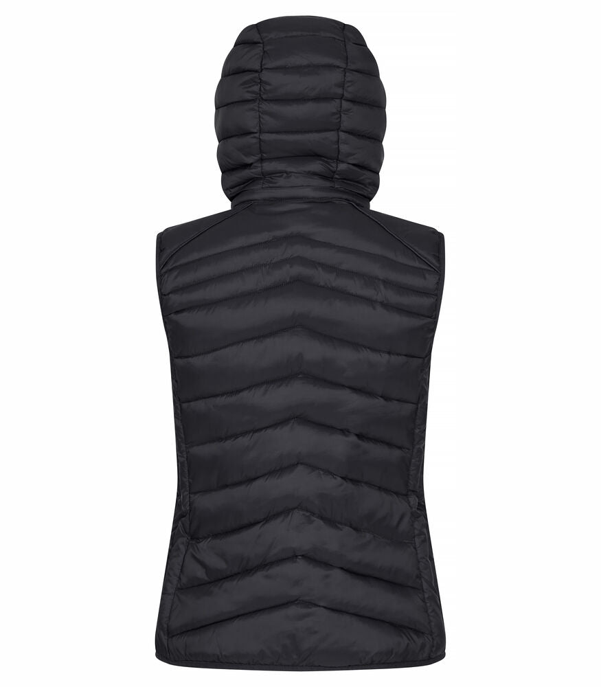 Clique Idaho Vest Dames zwart achterkant