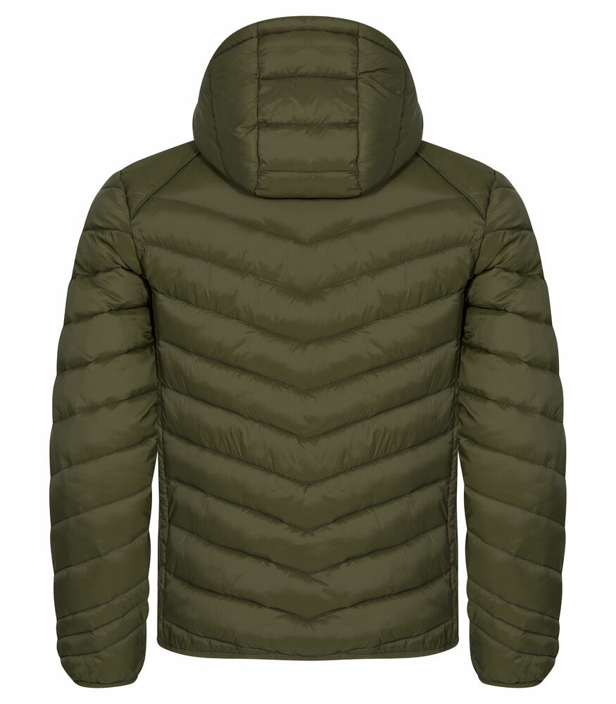 Clique Idaho Jacket Heren mistgroen achterkant