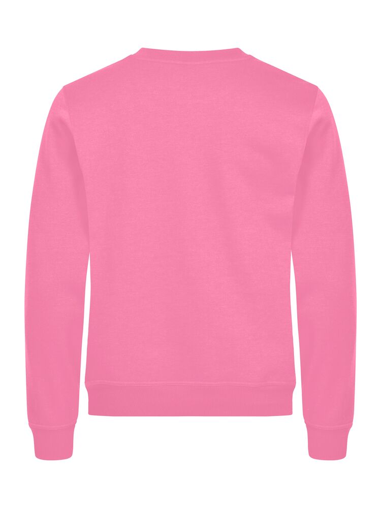 Clique Miami roundneck helder roze achterkant