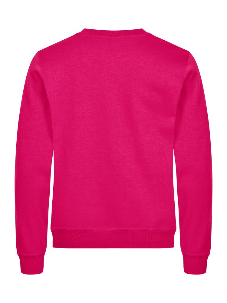 Clique Miami roundneck helder kersen achterkant
