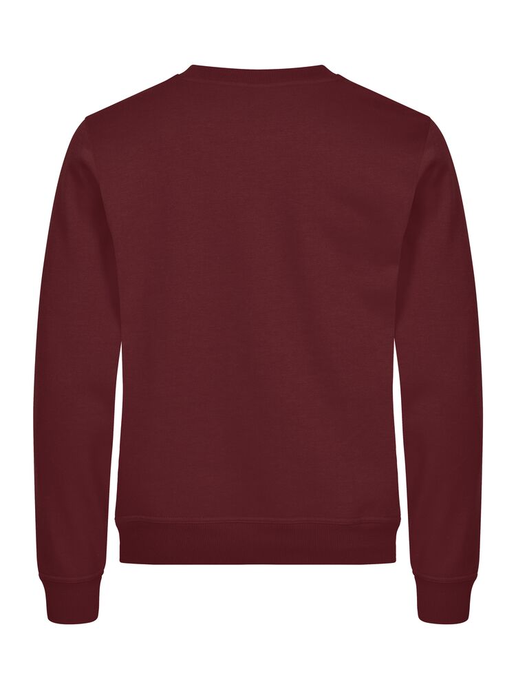 Clique Miami roundneck bordeaux achterkant