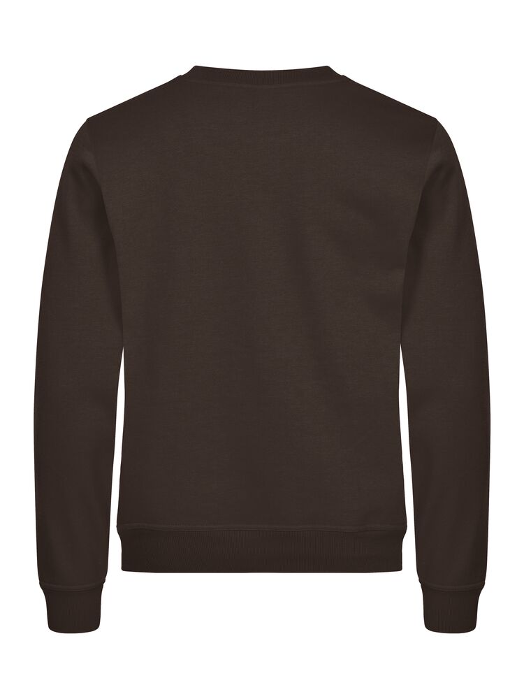 Clique Miami roundneck dark mocca achterkant