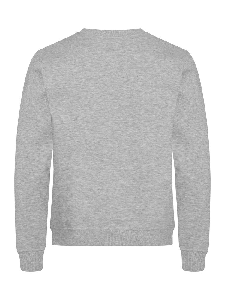 Clique Miami roundneck ash achterkant