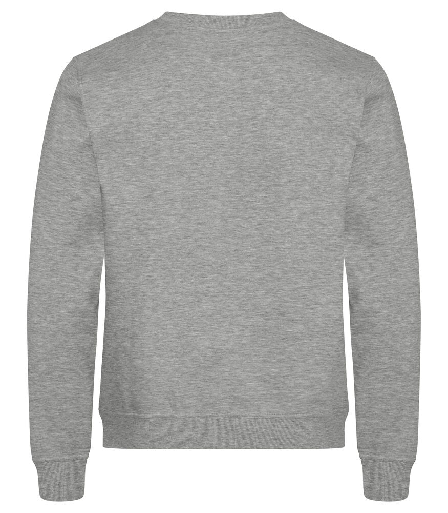 Clique Miami roundneck grijsmelange achterkant