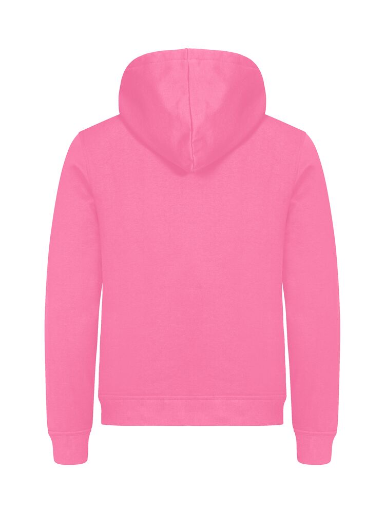 Clique Miami hoody helder roze achterkant