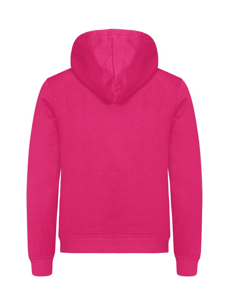 Clique Miami hoody helder kersen achterkant