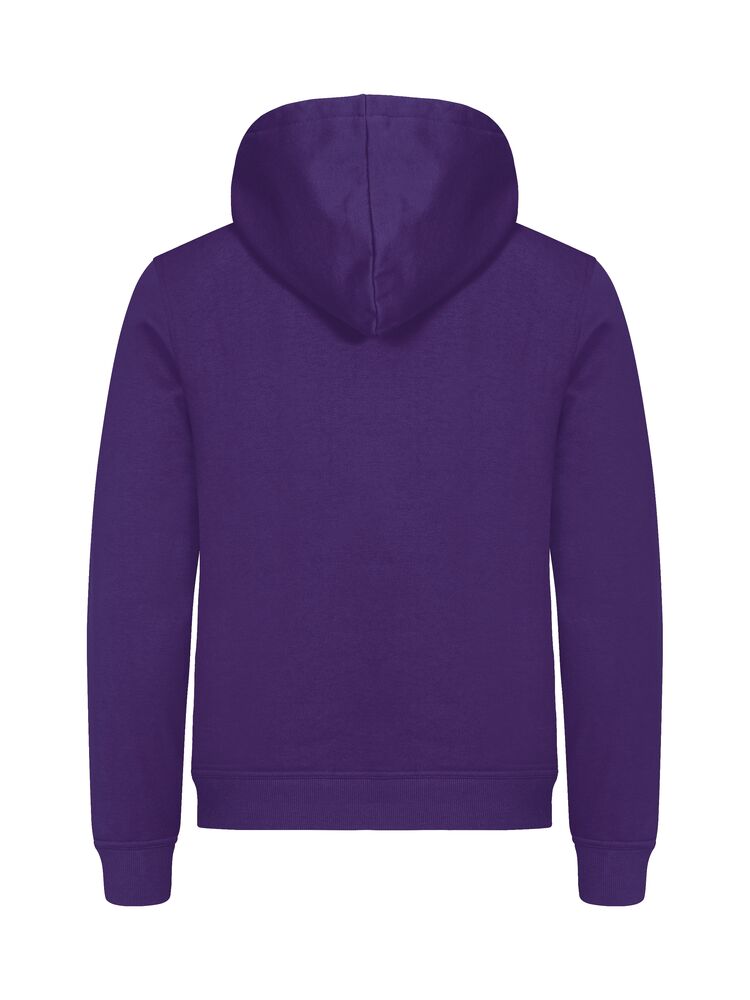 Clique Miami hoody helder lila achterkant