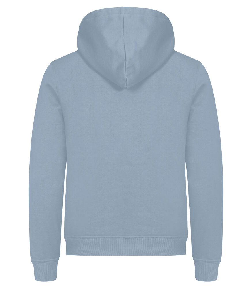 Clique Miami hoody zachtblauw achterkant