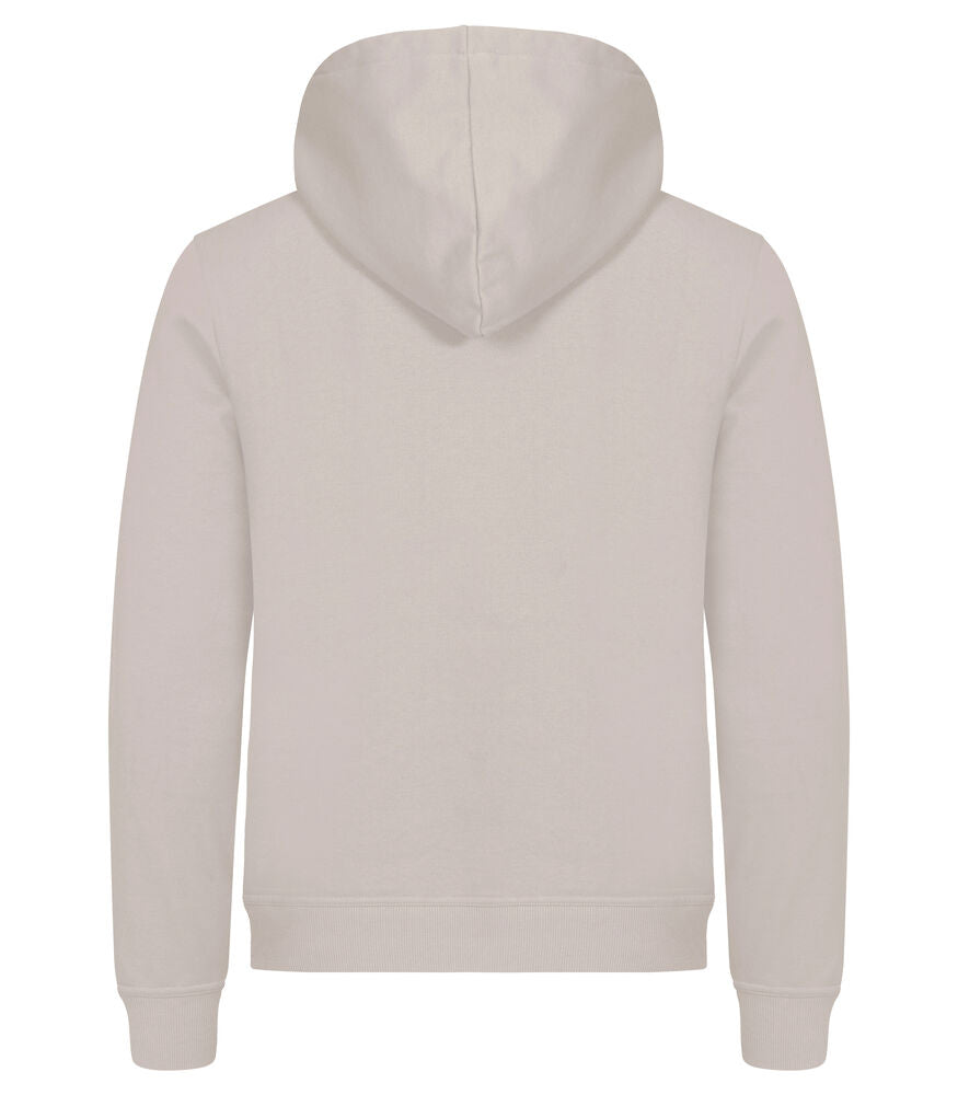 Clique Miami hoody steengrijs achterkant