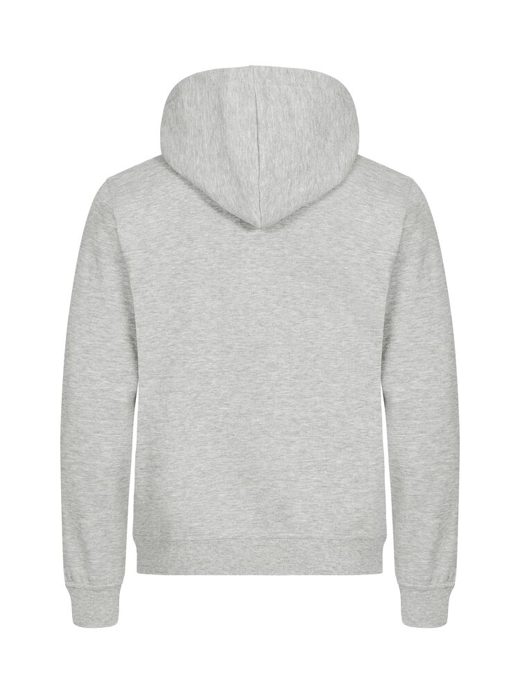 Clique Miami hoody ash achterkant