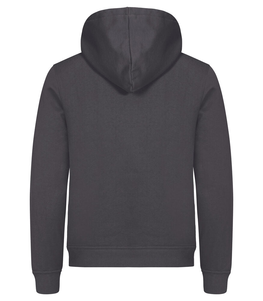 Clique Miami hoody metaalgrijs achterkant
