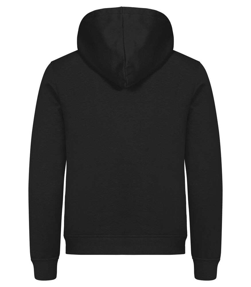 Clique Miami hoody zwart achterkant