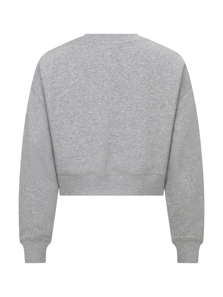 Clique Miami Cropped Dames grijsmelange achterkant