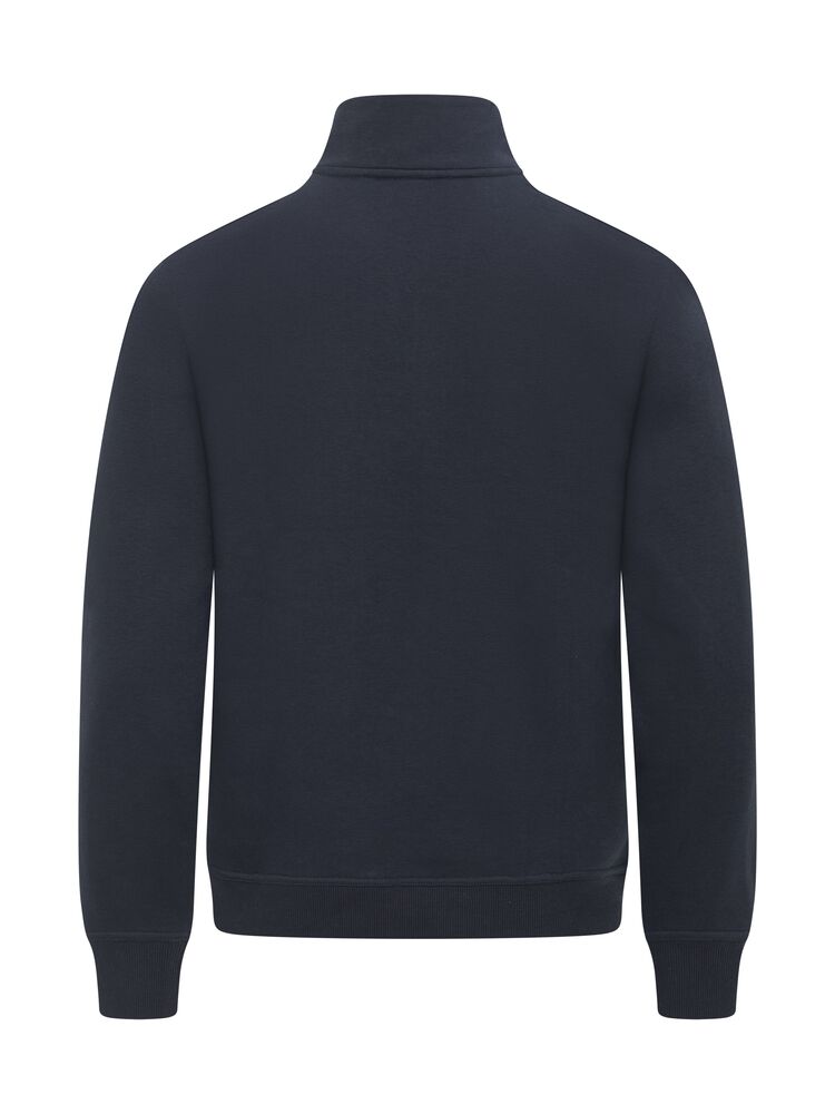 Clique Miami Half Zip Heren dark navy achterkant