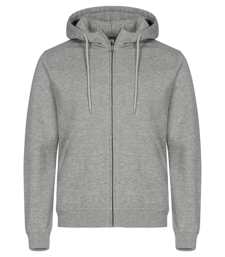 Clique Miami Hoody FZ grijsmelange