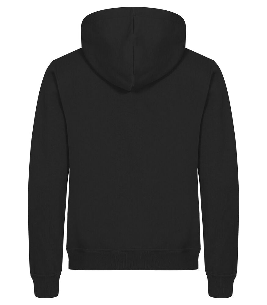 Clique Miami Hoody FZ zwart achterkant