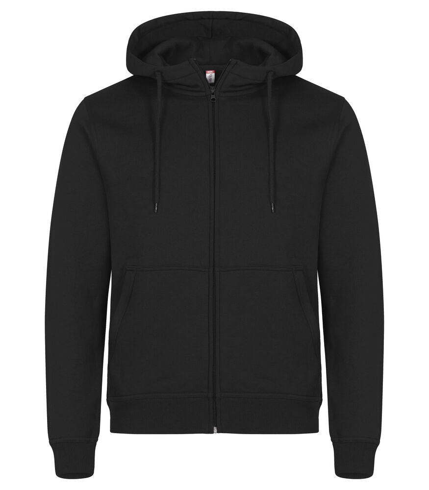 Clique Miami Hoody FZ zwart