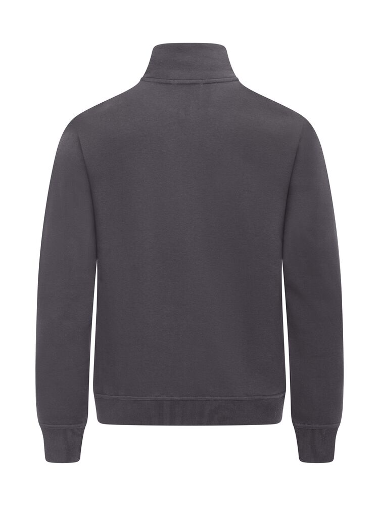 Clique Miami Cardigan Heren metaalgrijs achterkant