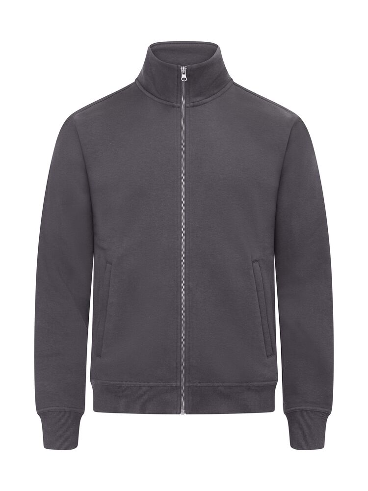 Clique Miami Cardigan Heren metaalgrijs