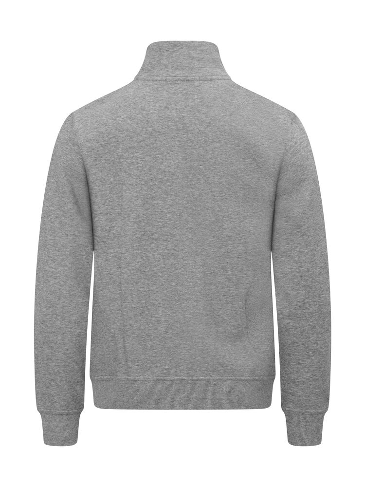 Clique Miami Cardigan Heren grijsmelange achterkant