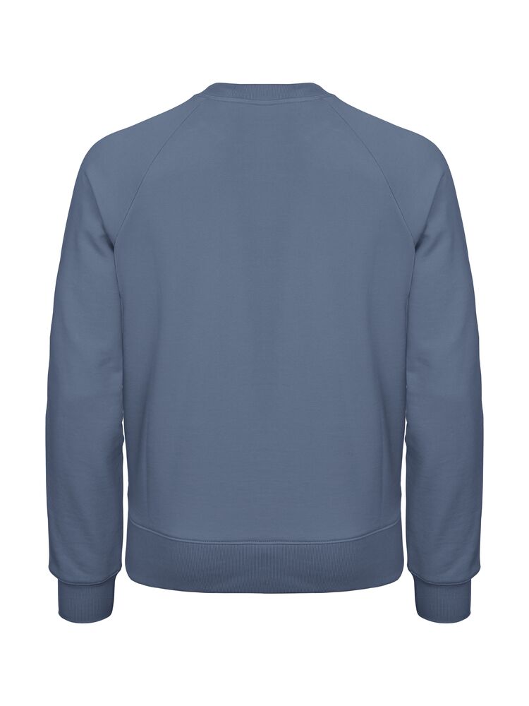 Clique Miami PRO Roundneck Heren staalblauw achterkant
