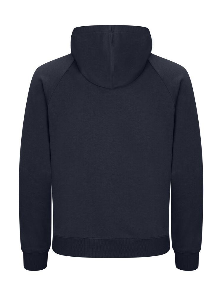 Clique Miami PRO Hoody Full Zip Heren dark navy achterkant
