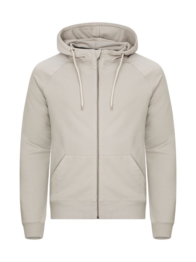 Clique Miami PRO Hoody Full Zip Heren steengrijs