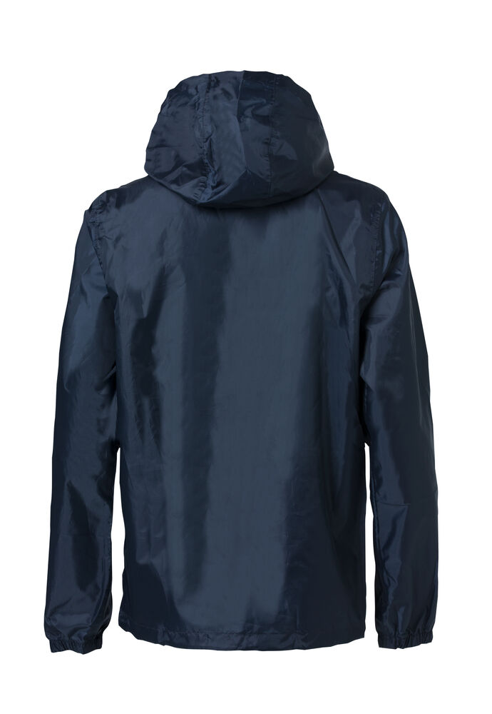 Clique Basic Rain Jacket dark navy achterkant